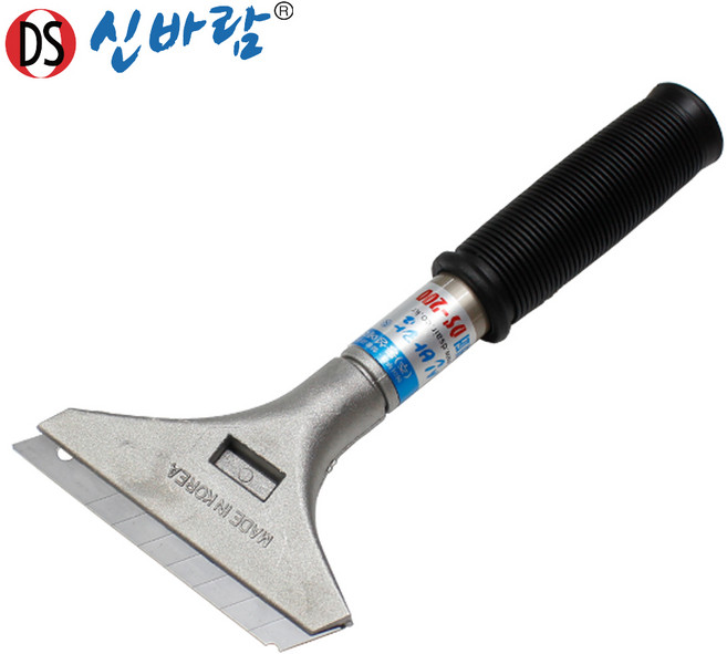 신바람 스크래퍼 DS-200A 밀칼 헤라칼 바닥 끌칼 껌칼 스티커 물때 이물질제거, 1개