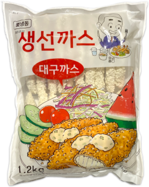 생선까스 1.2kg(대구생선가스)CJ, 1개, 1.2kg