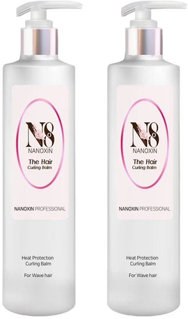 나녹신 N8 더헤어 컬링밤 200ml 볼륨 웨이브 컬링에센스 모발열보호 컬크림, 2개 - 쿠팡