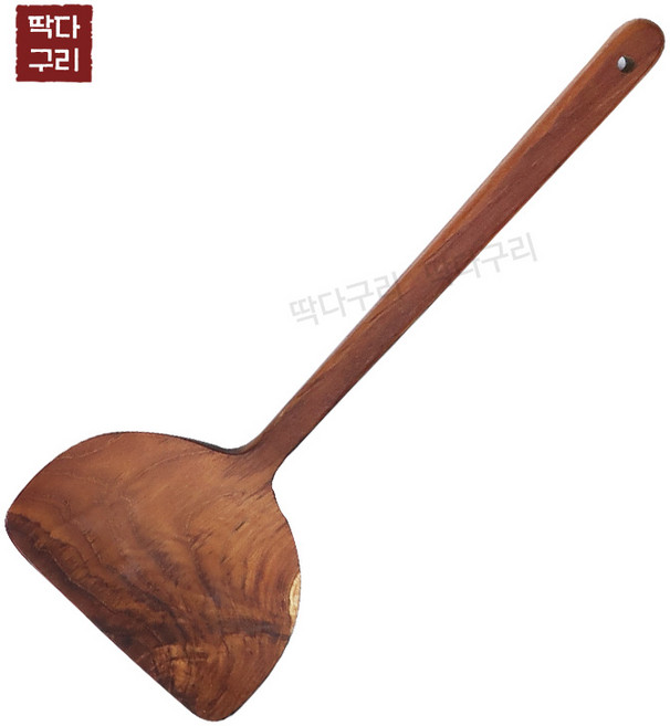 딱다구리 티크나무 사각 뒤집개, 1개, 우드, 와이드