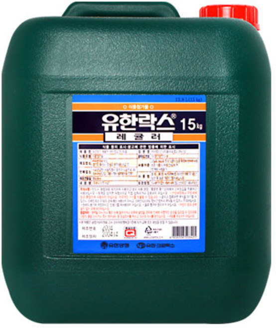 유한락스 대용량 레귤러 락스 업소용 말통, 1개, 15kg