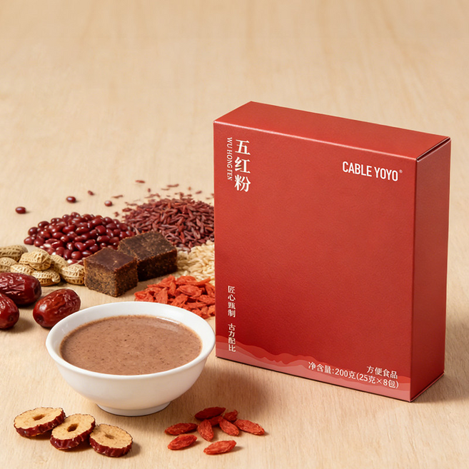 이슬빛 오홍파우더 인스턴트 구기자 대추 영양분말 스틱, 1박스, 250g