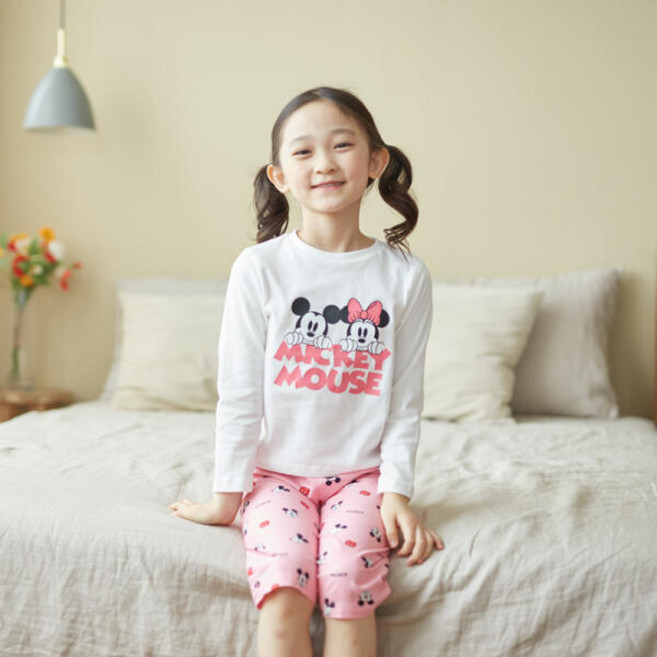 아트박스/프리미에팜 미니마우스 여아 제니 9부 상하세트 PK