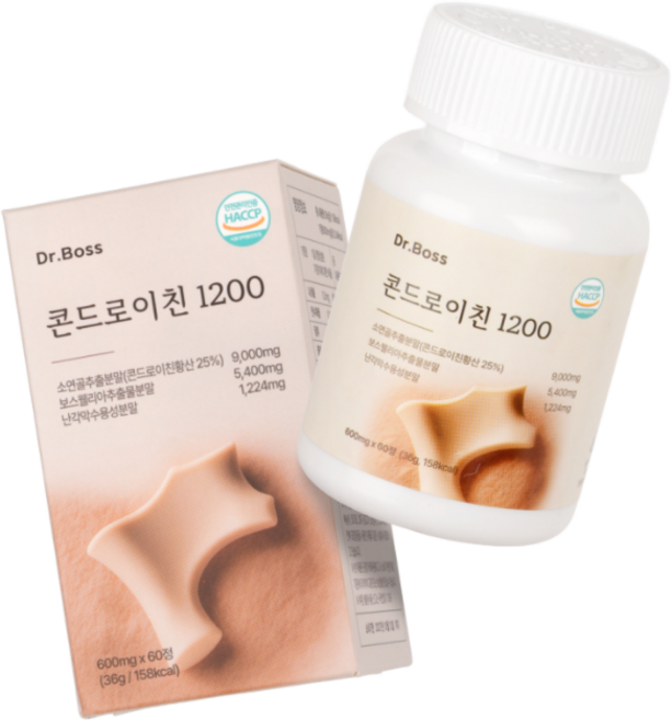 닥터보스 구천소연골 콘드로이친1200 600mg, 1개, 60정