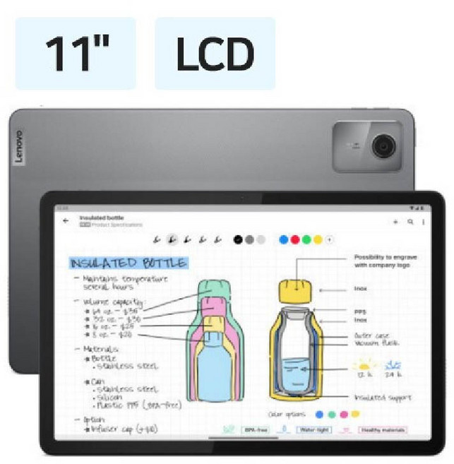 레노버 11인치 Lenovo Tab M11 With tab pen TB330 4GB 128GB 전용펜 포함 미사용 정품 리퍼 태블릿PC