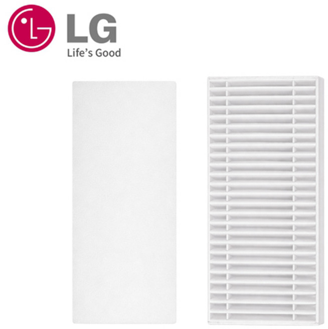 LG 코드제로 로보킹 AI 올인원 먼지통 필터 세트, 1개, 배기/스펀지필터