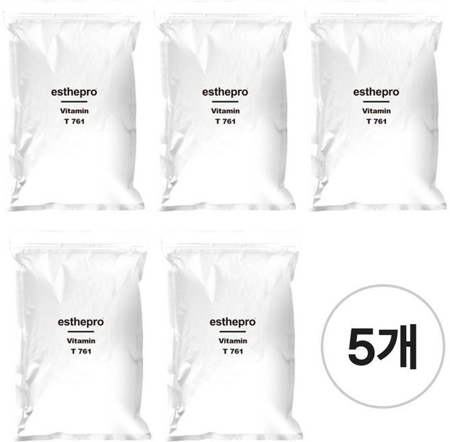 에스테프로 비타민 석고팩 761, 5개, 1개입