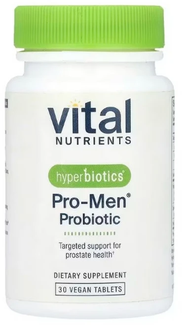 바이탈 뉴트리언츠 Hyperbiotics Pro-Men 프로바이오틱 비건 정제 30정 1개 - 쿠팡
