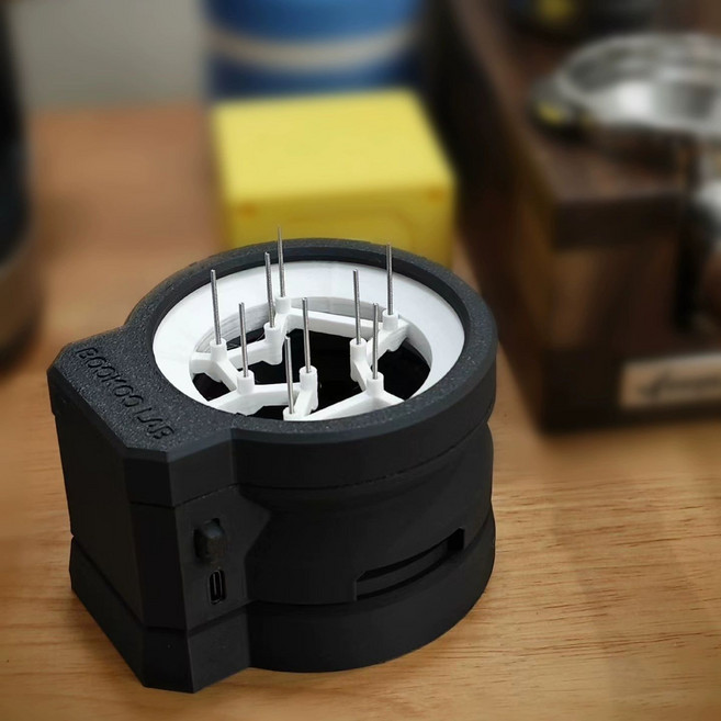 자동 침칠봉 칠침봉 채널링방지 오토, 1개, 블랙