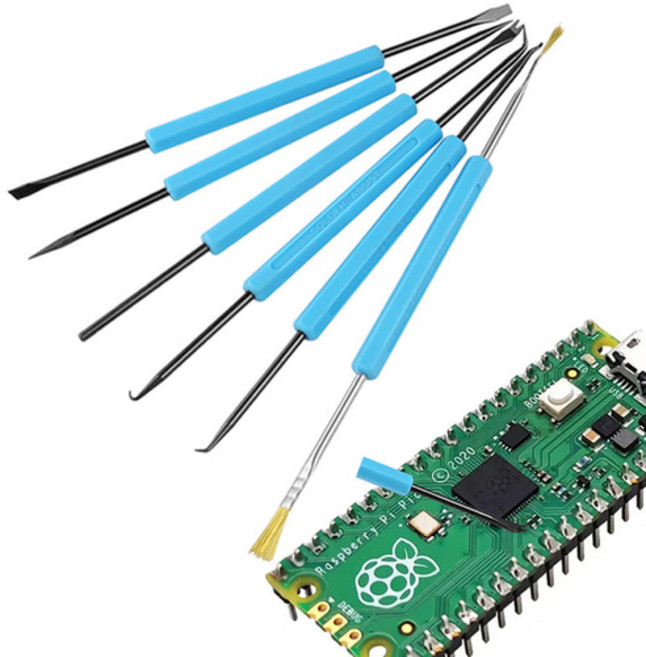 납땜 보조 도구 6P IC칩 PCB 회로기판 공구세트, 1