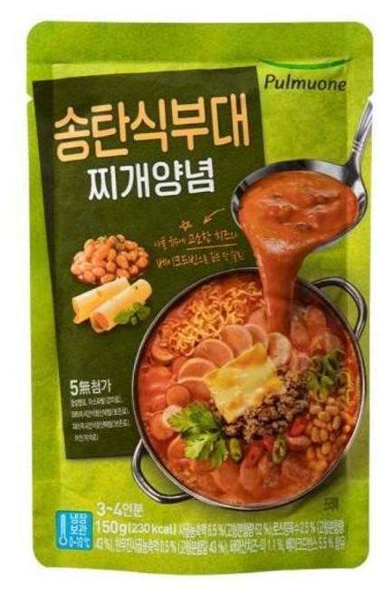 풀무원식품 송탄식부대찌개양념 150g, 6개