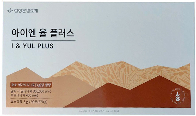 [김정문알로에] 아이엔 율 플러스 3g X 90포, 1개
