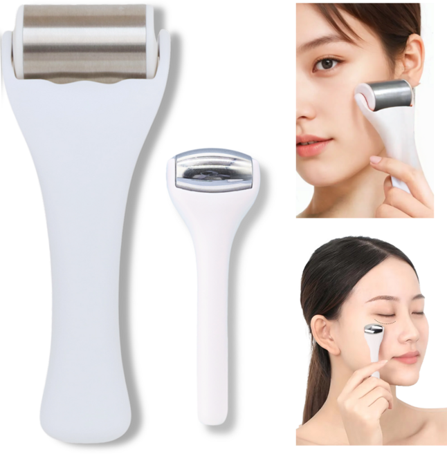 플로우샵 스텐 쿨링 마사지기 아이스 롤러, 2개, 쿨화이트