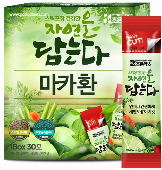 조은약초 프리미엄 마카환 스틱 x 3g, 90g, 1개