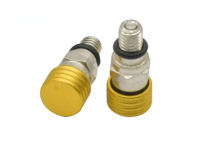 야마하 YZ TTR WR 125 450F 스즈키 DRZ RM 가와사키 혼다용 M5 블리드 방수 프론트 포크 릴리프 밸브, 04 gold