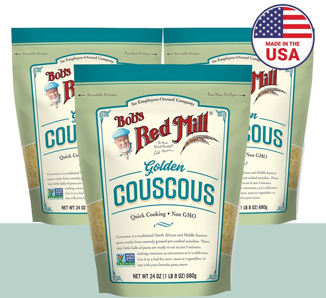 밥스레드밀 골든 쿠스쿠스 파스타, 680g, 3개