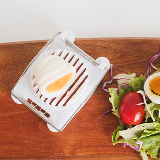 스팸 햄치즈 계란 딸기 키위 바나나 커터기 에그 슬라이서 과일커팅기 2P, 단품, 화이트, 2개, 본체