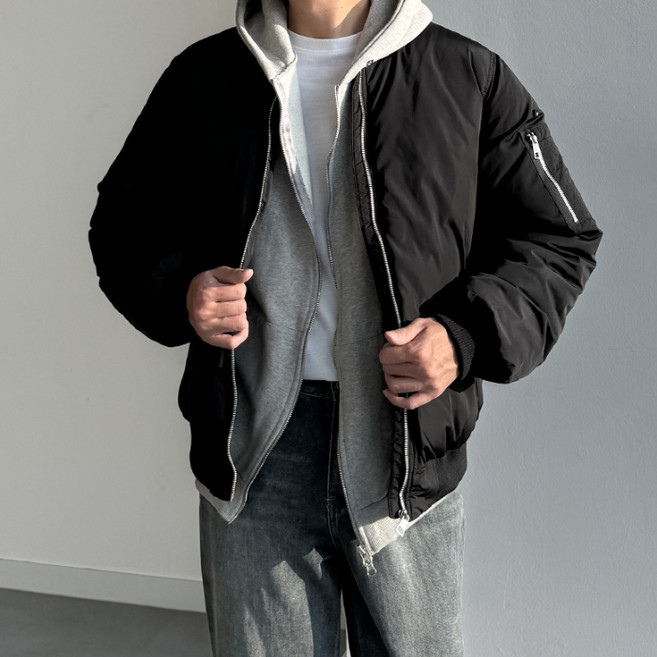 [당일발송][2컬러]달린 남자 기획 웰론 항공 패딩 점퍼 잠바