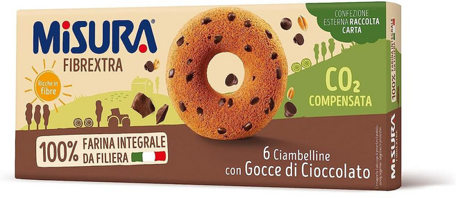 Misura 미주라 Fibrextra 화이버 엑스트라 초코칩 도넛 230g, 6개