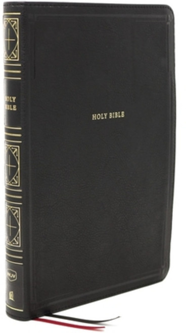 Nkjv Thinline Bible Giant Print Leathersoft Black Thumb Indexed Red Letter Edition Comfort Pr... Imitation Leather, Thomas Nelson