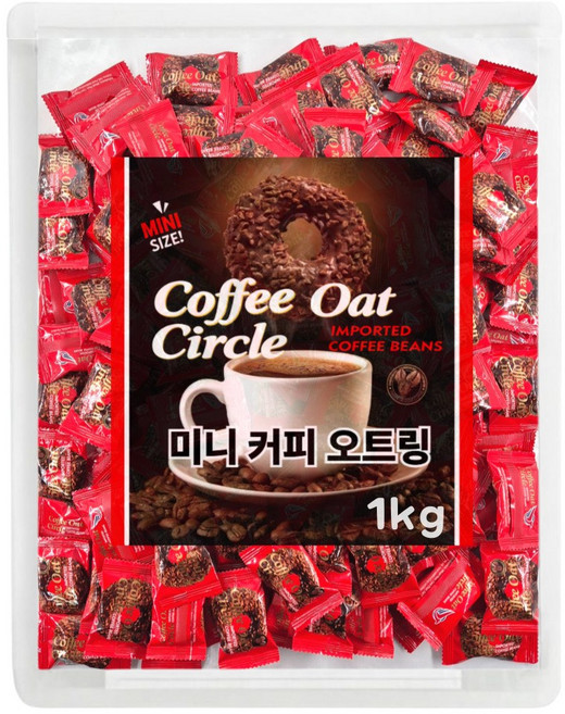 다파니 미니 커피오트링 대용량 오트밀과자, 1kg, 1개