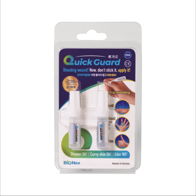 퀵가드 (Quick Guard) 생활 방수용 액상 코팅제 0.7ml X 2개입, 1박스, .