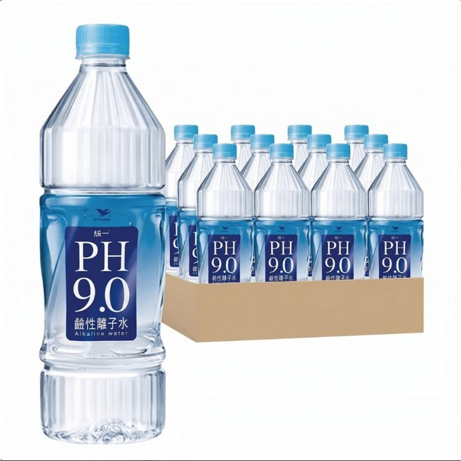 統一 PH9.0 鹼性離子水, 20個, 800ml