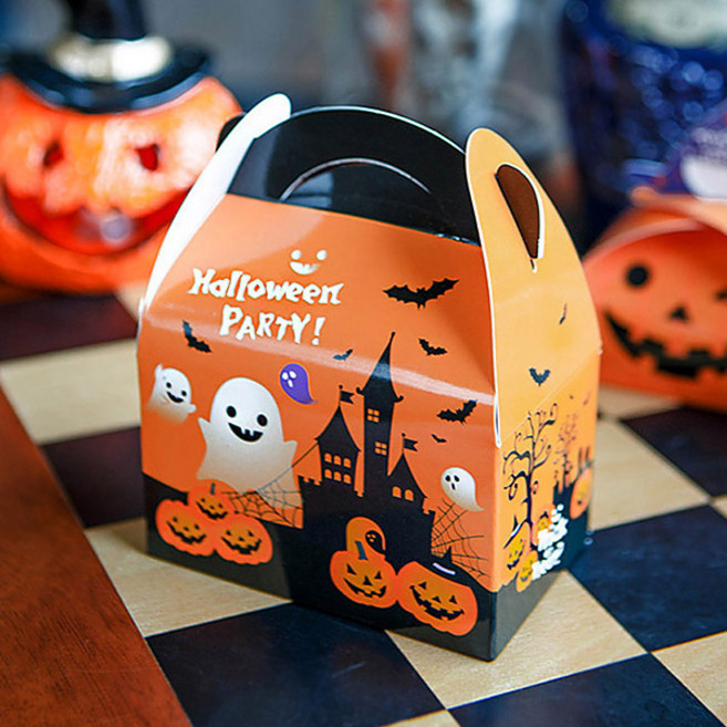 2.할로윈 사탕 손잡이 선물종이상자 25P, 1세트