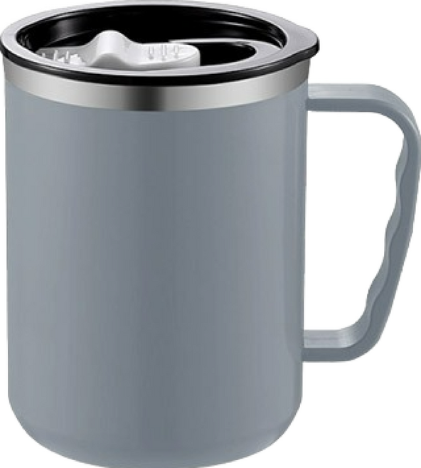 mcug 咖啡隨行杯, 03.灰色, 1個, 500ml