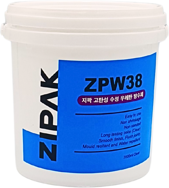지팍 수성우레탄 방수제 2kg 하도 중도 상도 한번에 녹색, 1개