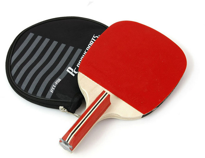 탁구라켓 팬홀더 P10 보급형 원목판 사용 케이스포함
