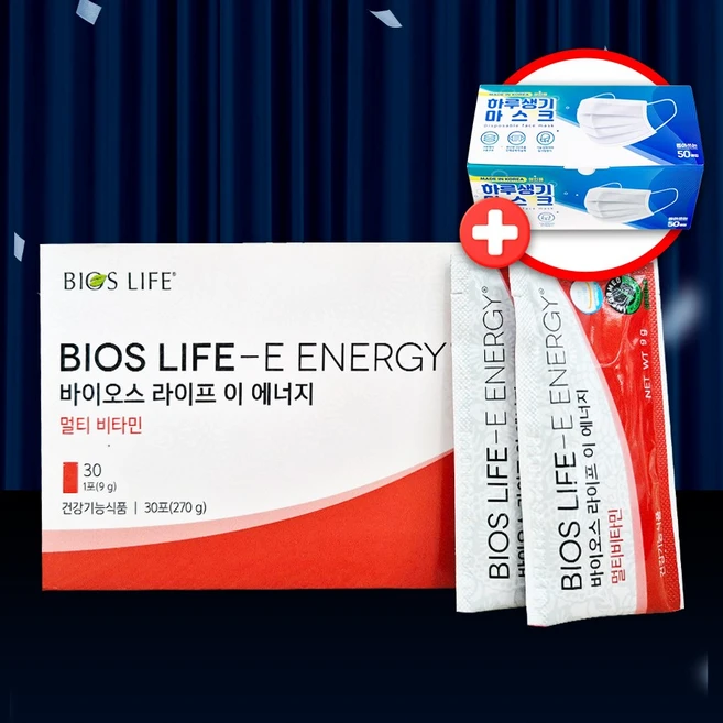 바이오스라이프 유니시티 바이오스 라이프 이 에너지 멀티비타민 270g 1개 608556, 9g - 쿠팡