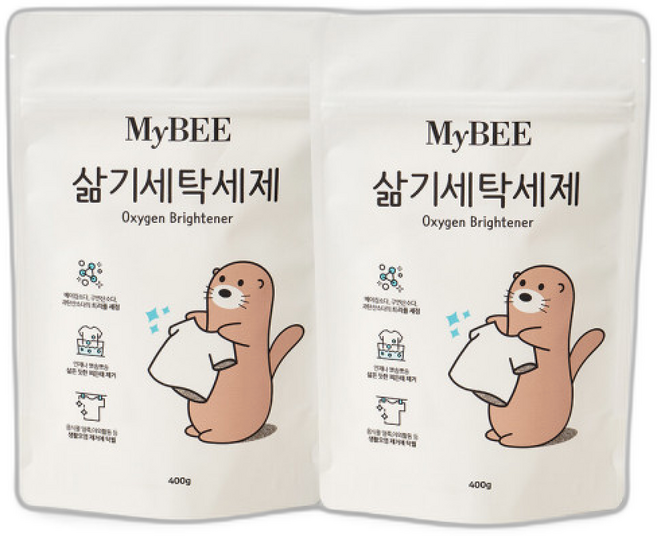 마이비 삶기세탁세제 리필, 2세트, 400g