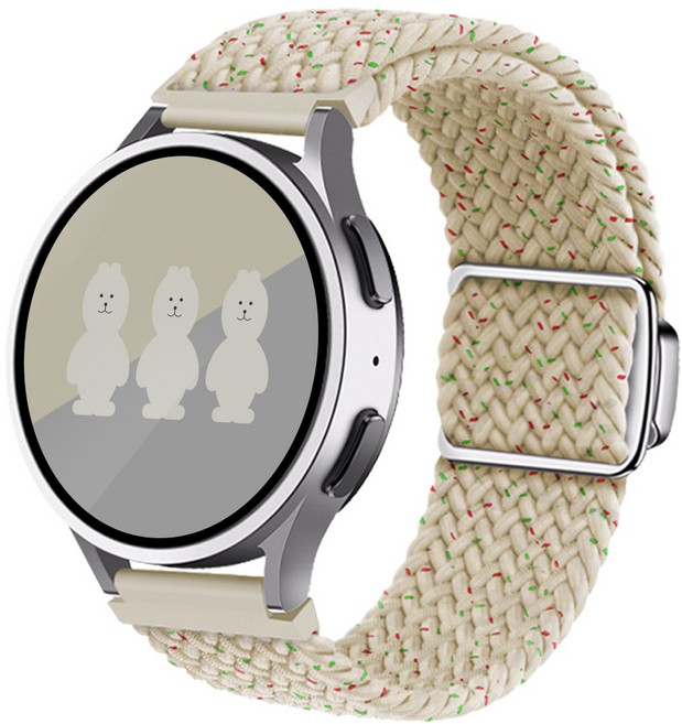 아이메이드잇 갤럭시워치 솔로루프 마그네틱 스트랩, 베이지블라썸, 1개