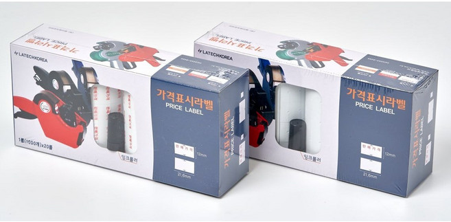 레이테크 라벨용지1단 무지 가격표시 5롤, 라벨용지 가격표시 20롤