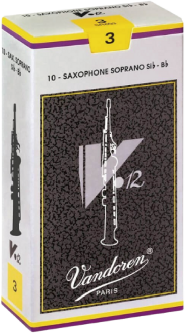 반도린 소프라노 색소폰 리드 V12 (경도 2.5/3.0/3.5), 1세트