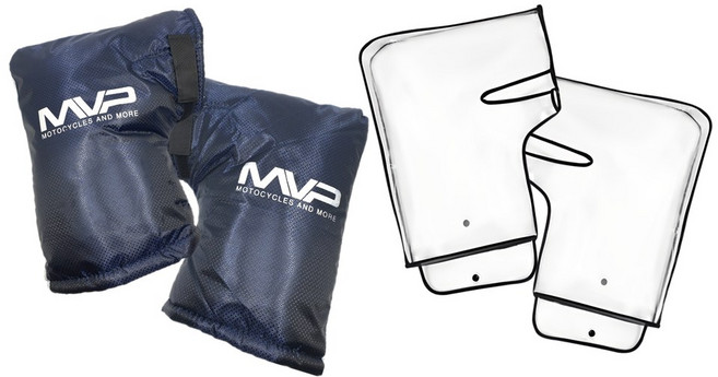 프로라이더스 대형 방한토시 신형 겨울 장갑 겨울워머 전차종 범용 핸들커버, 네이비 MVP 방한토시+토시비닐 대형