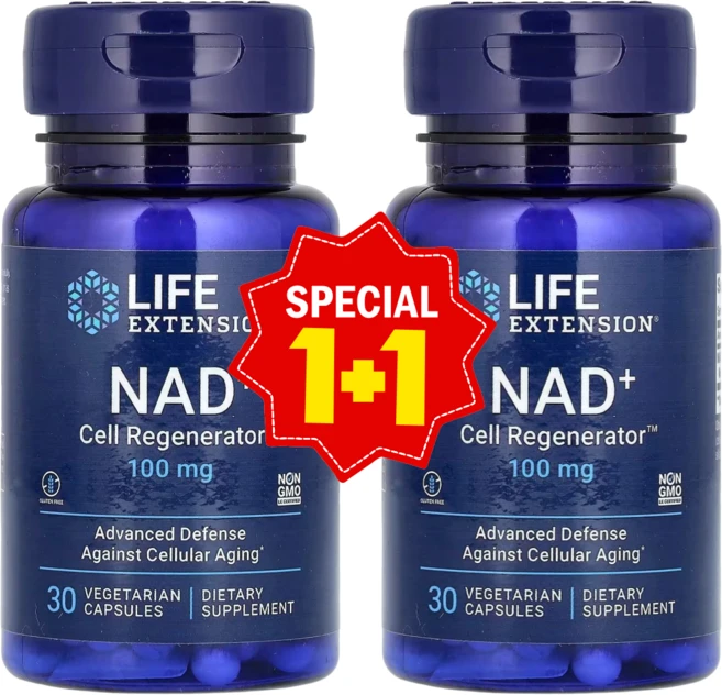 1+1 라이프익스텐션 NAD+ 100mg 베지 캡슐 30정 / 해외직구 미국정품, 2개 - 쿠팡