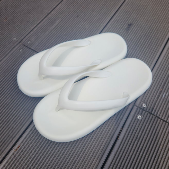 만다린망고 커플 여름 쪼리 남자 여자 슬리퍼 여성 조리 휴양지 커플템 플립플랍 화이트