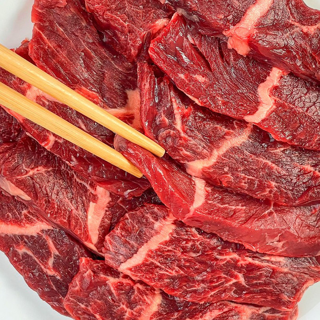 베스트밀 풍미 가득 토시살 구이용 1.2kg (300g x 4팩) 개별포장 스테이크 로스구이 소고기, 300g, 4개