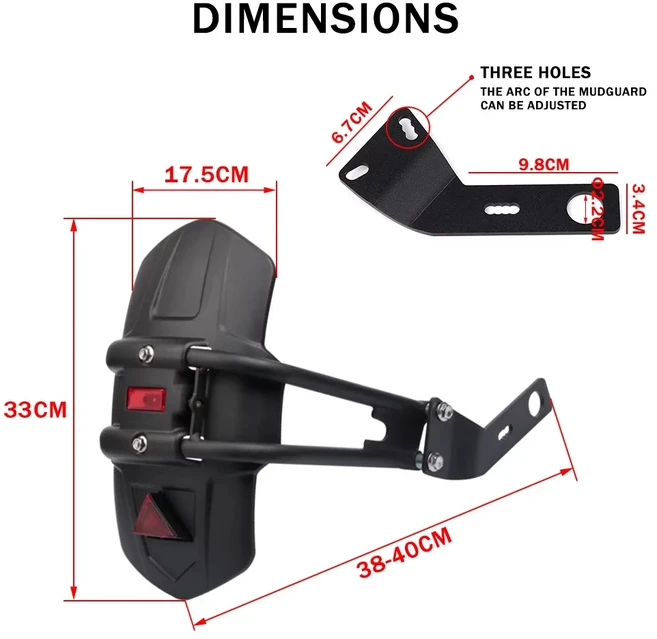 Triumph Tiger 800 XR XCX BONNEVILLE T120 GT 로우 오토바이 액세서리 리어 휠 펜더 머드 스플래시 커버, 02 A black