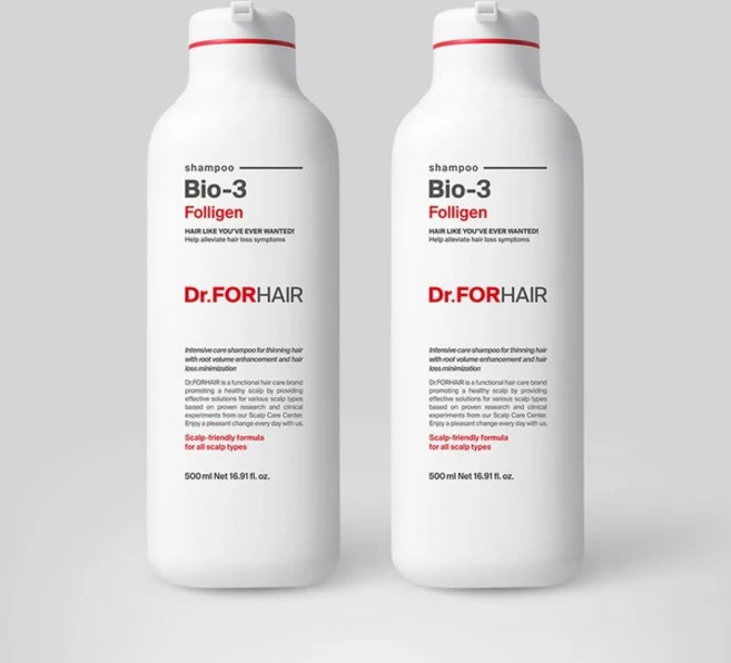 닥터포헤어 [닥터포헤어] 모발빠짐감소 뿌리볼륨개선 폴리젠 바이오3 샴푸 500ml2, 500ml - 쿠팡