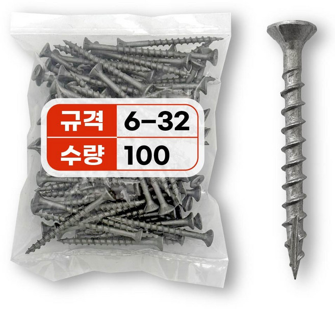 델타 목재피스 방부목피스 아연도금, 100개