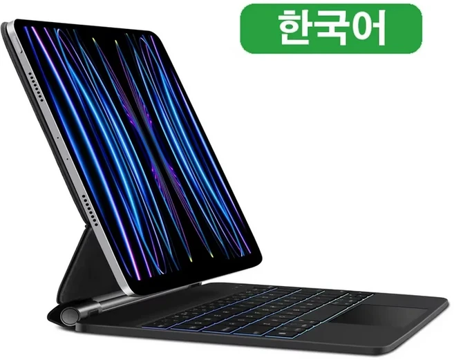 GOOJODOQ-매직 키보드 아이패드 프로 11 9 에어 4 5 세대 6 3 커버 케이스, 01 빠른, 07 Pro 11 2024, 04 Black Korean