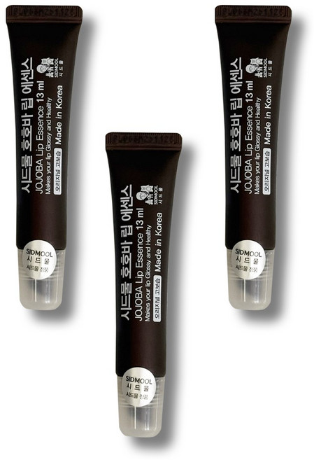 시드물 호호바 립에센스 오리지날 고보습 립밤, 3개, 13ml, 무향