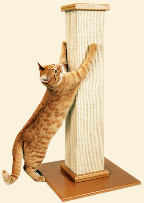 파이오니아 캣스크래쳐 3832 얼티메이트 스크래쳐 포스트, 베이지, 1개