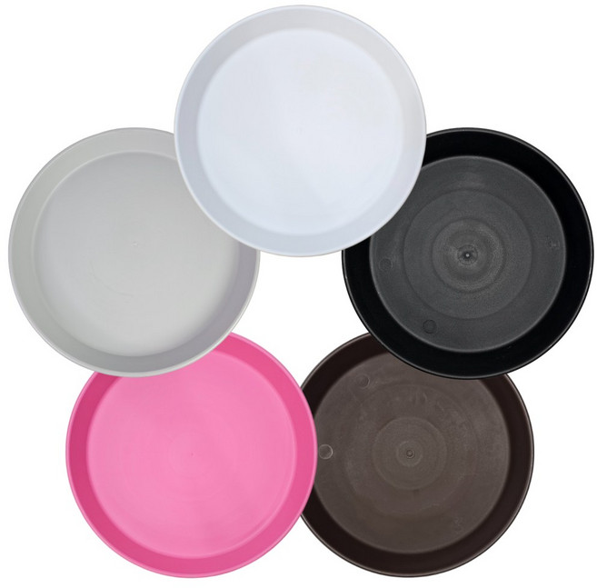 다용도트레이 화분받침대 트레이 시니어 어르신 미술 놀이, 블랙, 1개