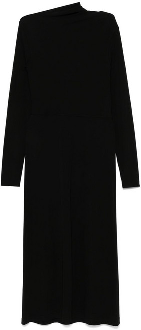 토템 드레이프 저지 드레스