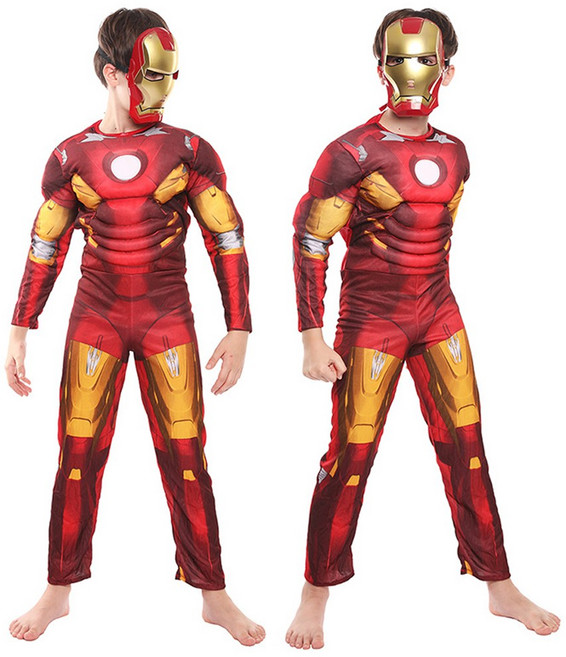 히어로 아이언맨 가면 할로윈 의상 코스튬 세트