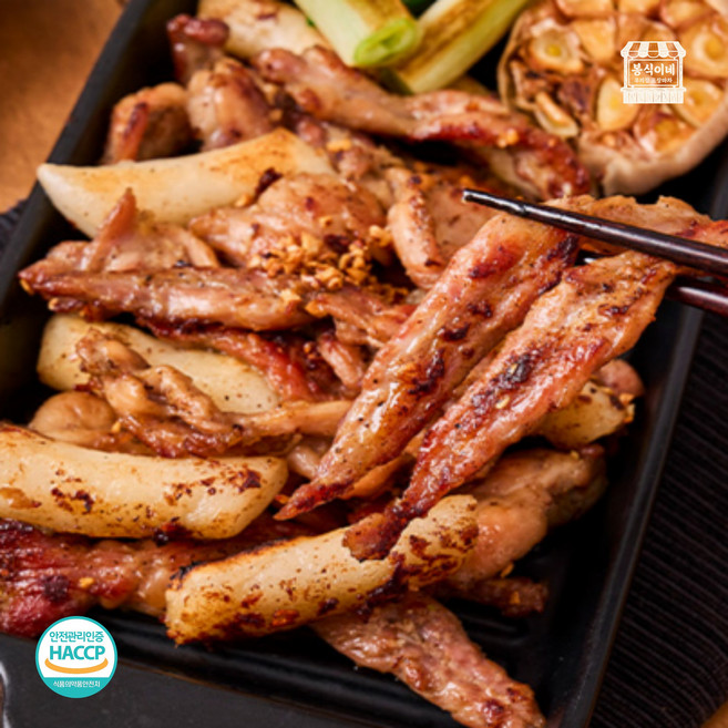 봉식이네 마늘듬뿍 닭목살 소금구이 400g, 1개